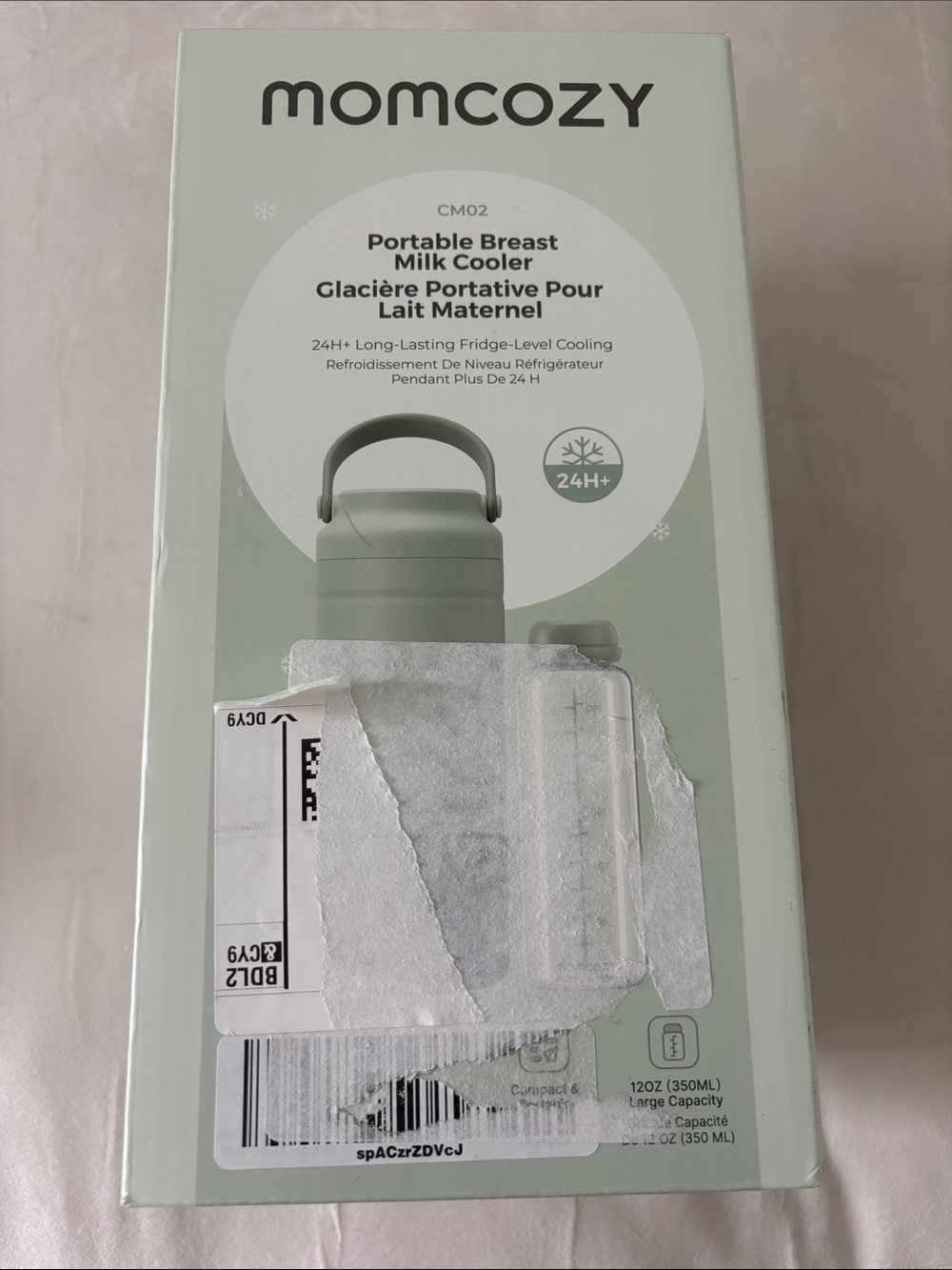 Portable Breast Milk Cooler – Mint Green